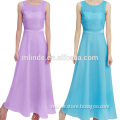 Simple Design Dresses Ladies Formal Sleeveless Lace Chiffon Bandage Bridesmaid Dress Dance Ball Party Maxi Gown Online